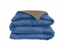 Relleno Nórdico BICOLOR 135 Cm. Azul/camel.
