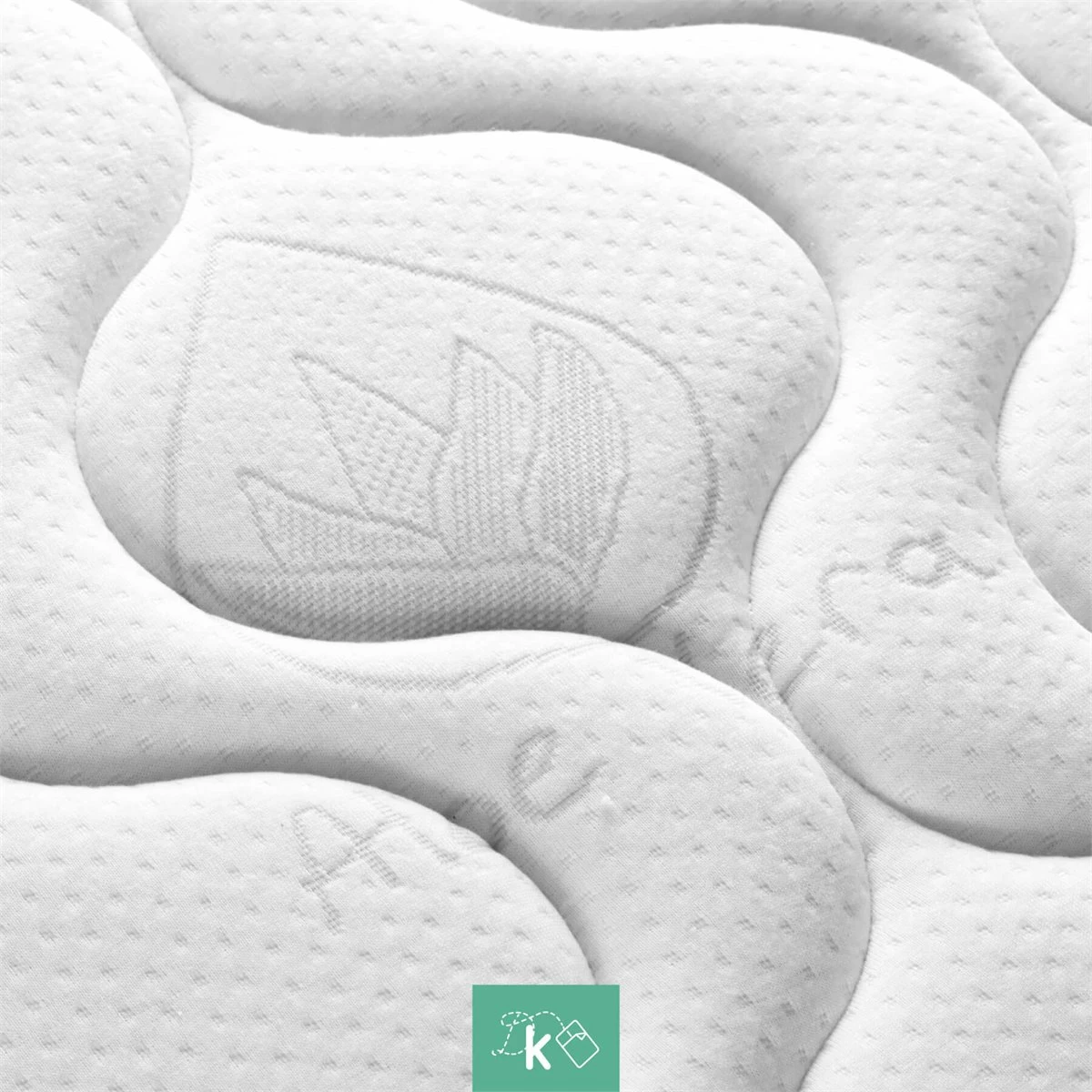 Colchón Cama Nido 80 X 180 Cm Viscoelástico Aloe Vera Firmeza Suave Altura +/- 20 Cm - Imagen 5