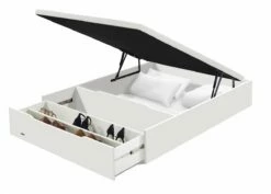 Canapé De Madera Blanco FLEX Con Zapatero