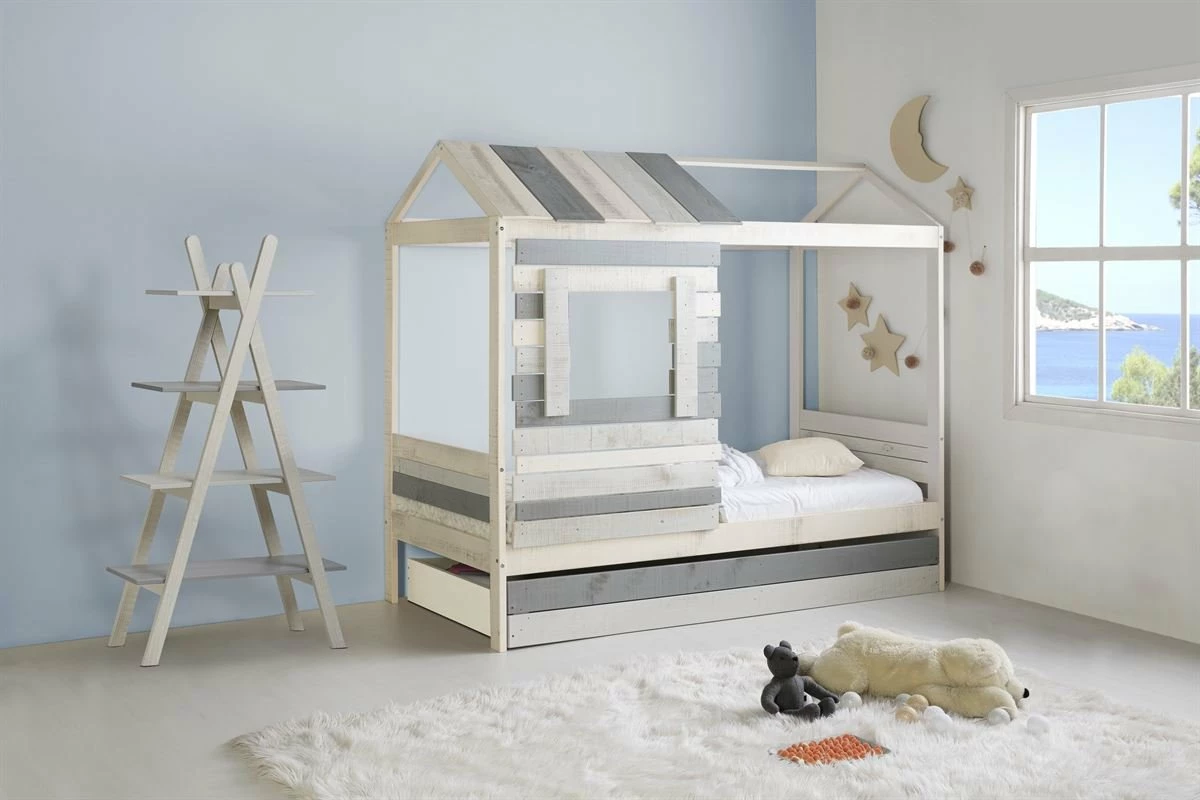 Estanteria De Madera De Pino Macizo CABANA - Imagen 3