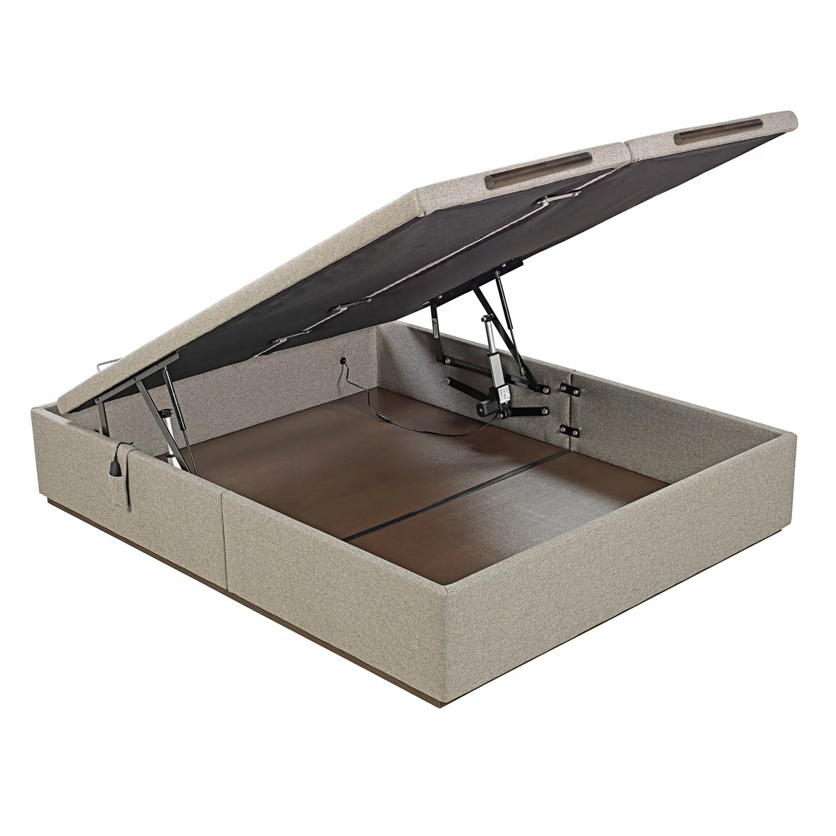 Abatible Textil ANAIS EPEDA Eléctrico De Alta Capacidad Y Tapa Doble BEIGE 140X190