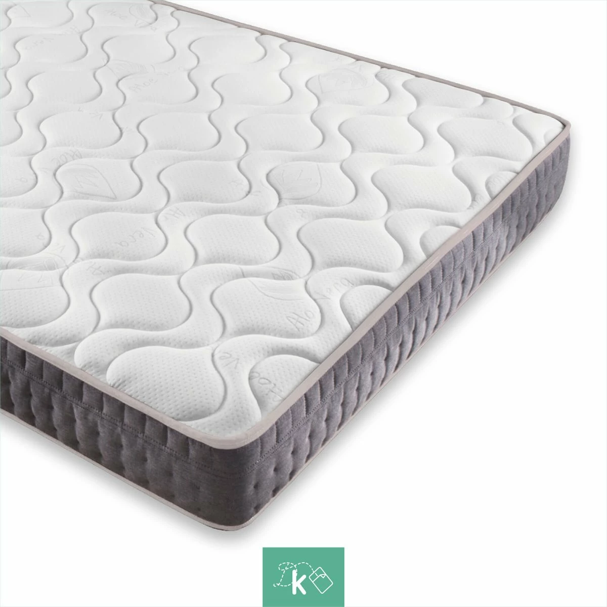 Colchón Cama Nido 80 X 180 Cm Viscoelástico Aloe Vera Firmeza Suave Altura +/- 20 Cm - Imagen 7