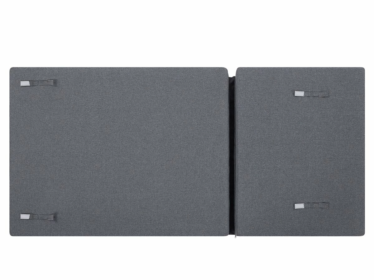 Cama De Exterior De Metal Blanco/gris PALLANZA - Imagen 9