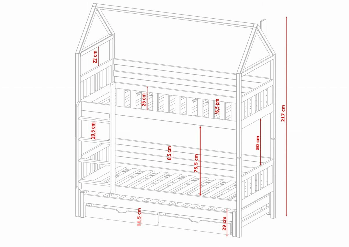 Litera Iga 80x180 Beige - Imagen 3