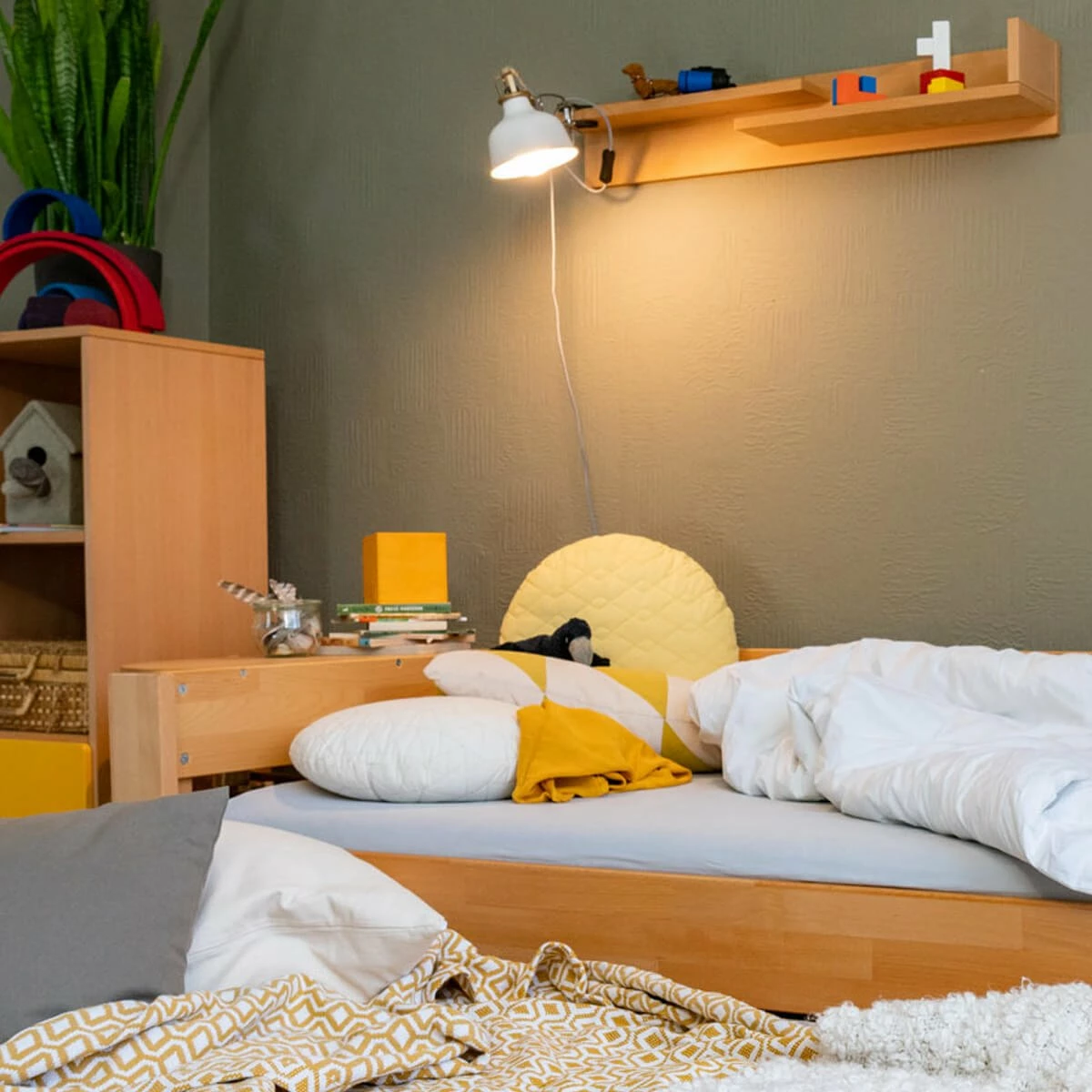 Cama Baja Funcional DESTYLE Natural 90 X 200 Cm - Imagen 4