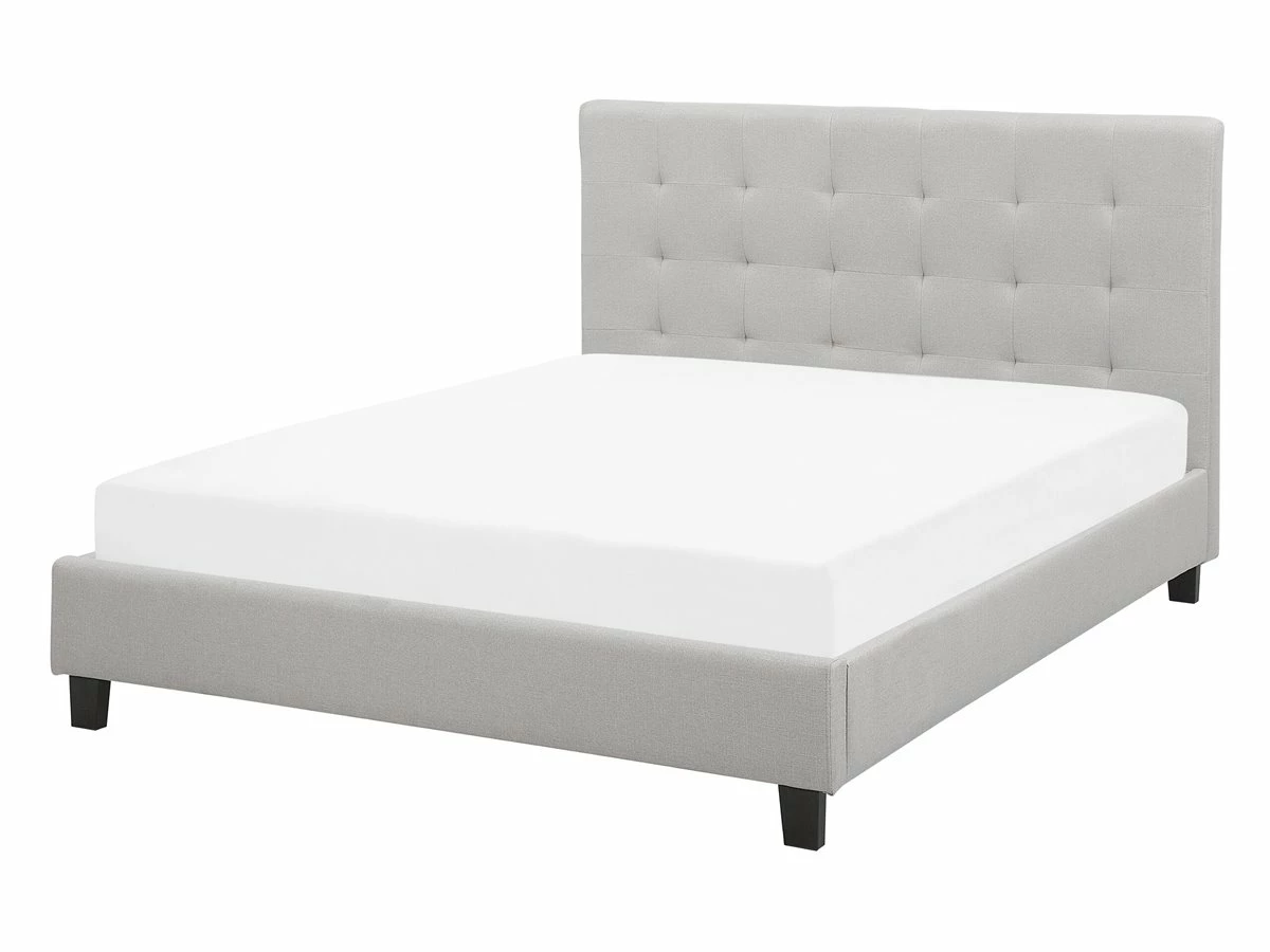 Cama De Agua De Poliéster Gris Claro 140 X 200 Cm LA ROCHELLE - Imagen 2