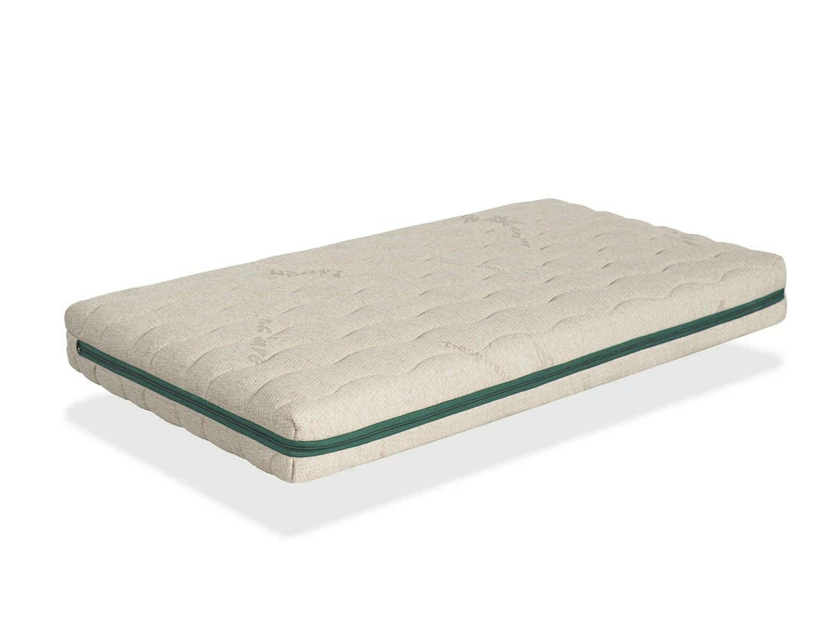 Colchon De Espuma 70X190 ORGANIC STAR, 11 CM, Algodón Y Lino. Desenfundable Y Lavable A 30º