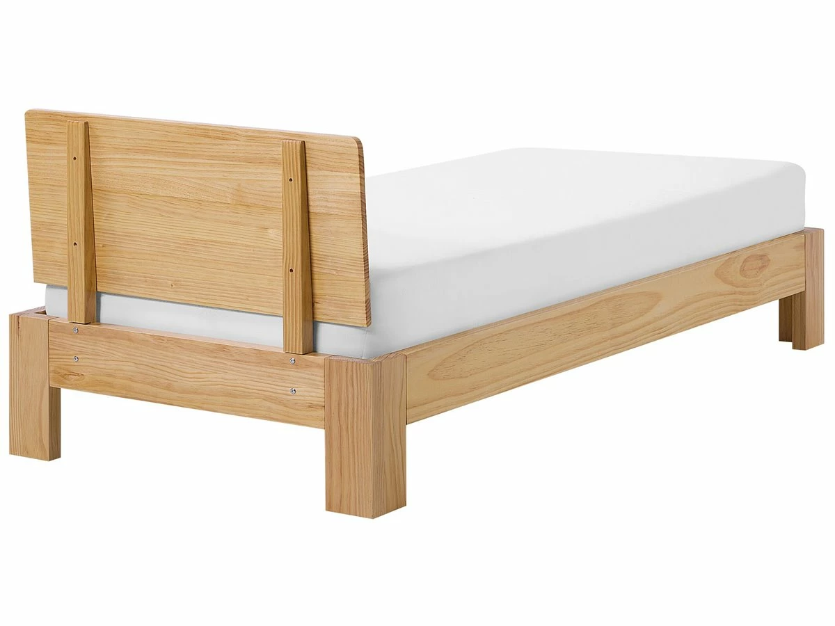 Cama Con Somier De Madera De Pino Clara 90 X 200 Cm ROYAN - Imagen 6