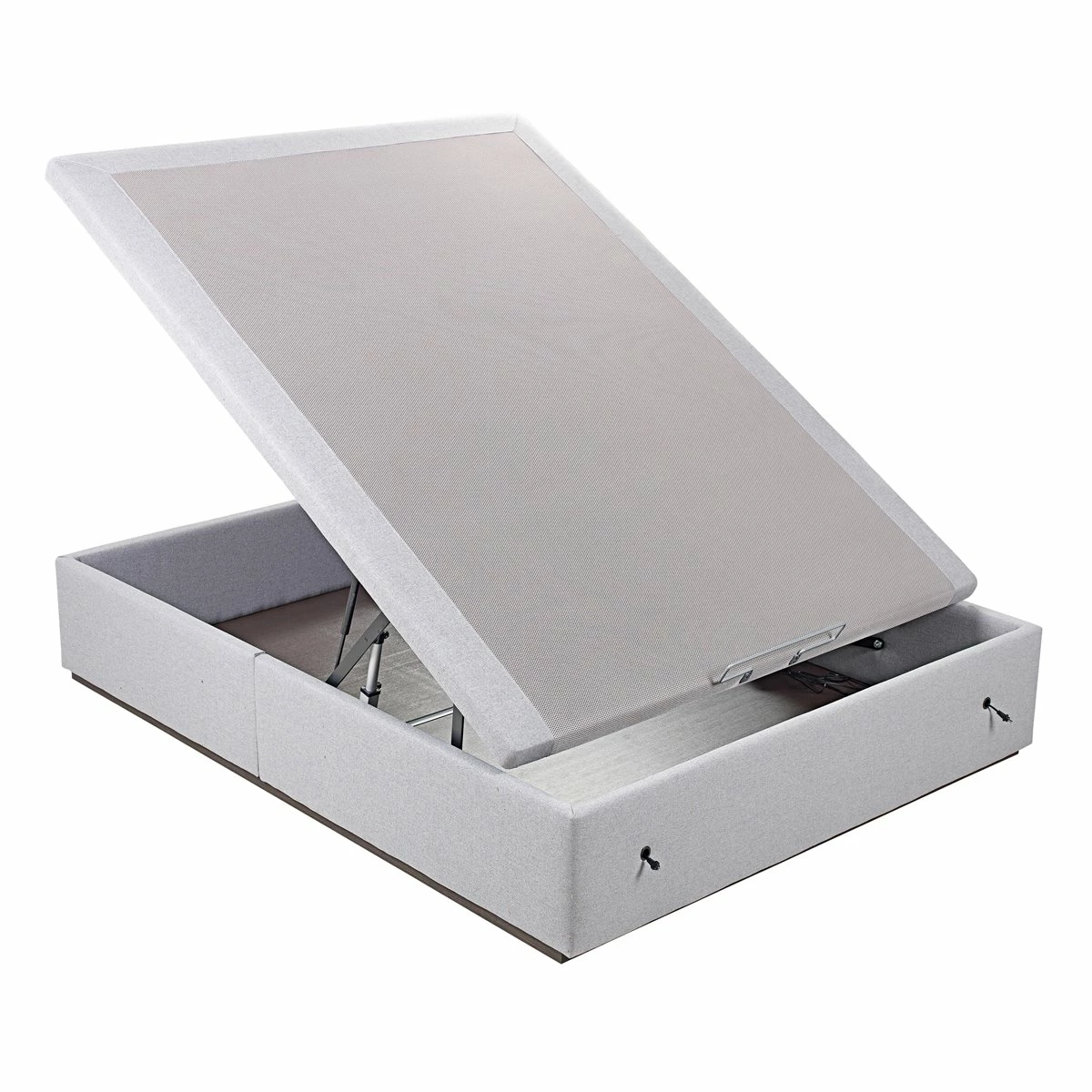 Abatible Textil ANAIS EPEDA Eléctrico De Alta Capacidad Y Tapa única GRIS 150X190 - Imagen 2