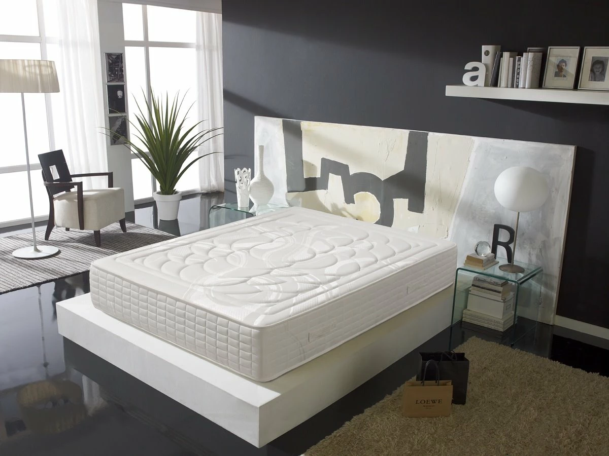 Colchón De Muelles Ensacados Con Viscoelástica | 27cm | Efecto Relax 7 Zonas De Confort | Firmeza Alta - Imagen 2
