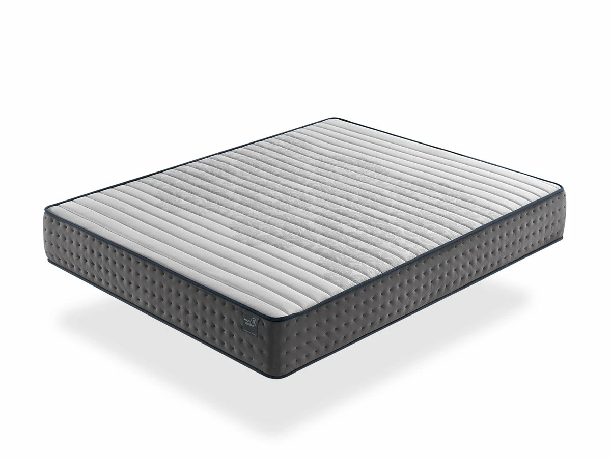 Colchon De Espuma 80X180 PERLA, Altura 24 CM, Multicapa, Antiestres, Ergonomico Y Transpirable. Firmeza 3/5 Media