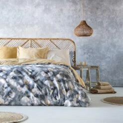 Guy Laroche Funda Nórdica Reversible 100% Algodón PercalONILE 140x200 Cm Azul