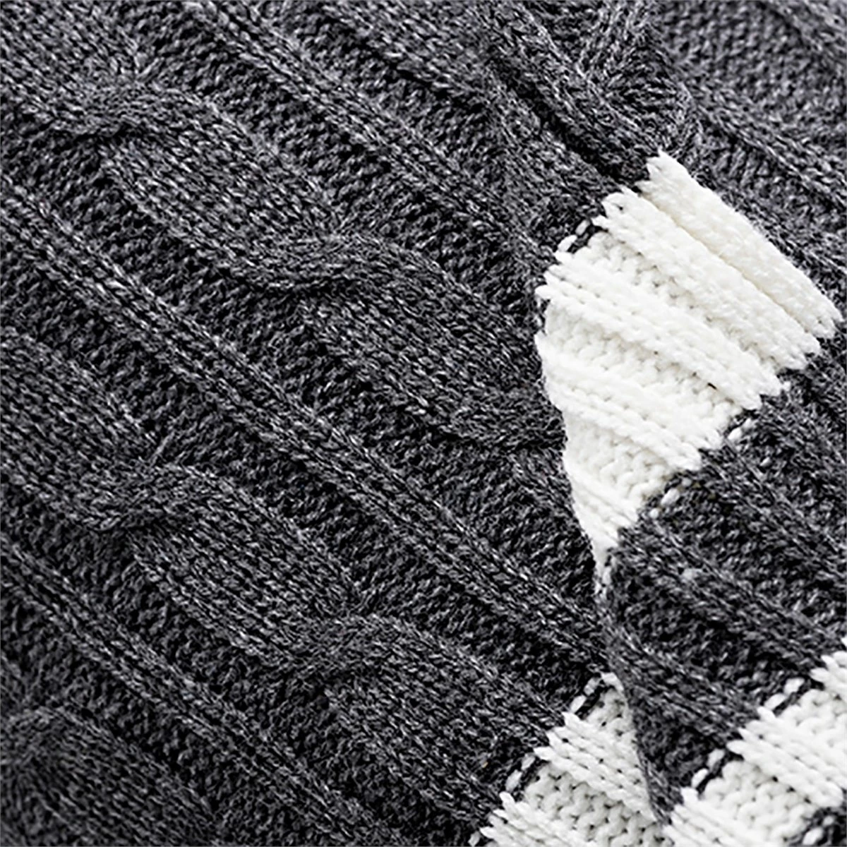 Benetton Manta 140X190Cm 200Gsm 100% Algodón De Punto Gris Oscuro Tevere - Imagen 2