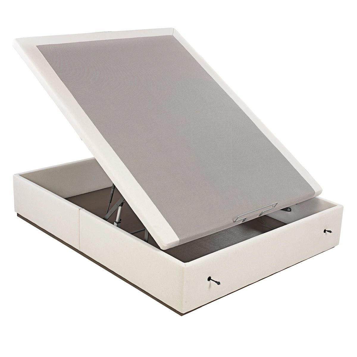 Abatible Textil ANAIS EPEDA Eléctrico De Alta Capacidad Y Tapa única BLANCO 90X200 - Imagen 2