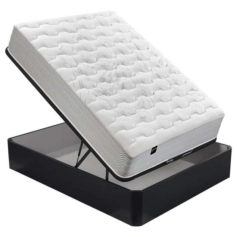 Colchón PEGASUS 8K BULTEX De Material Celular 90x190 + Canapé Gratis Pikolin Color Negro - Imagen 6