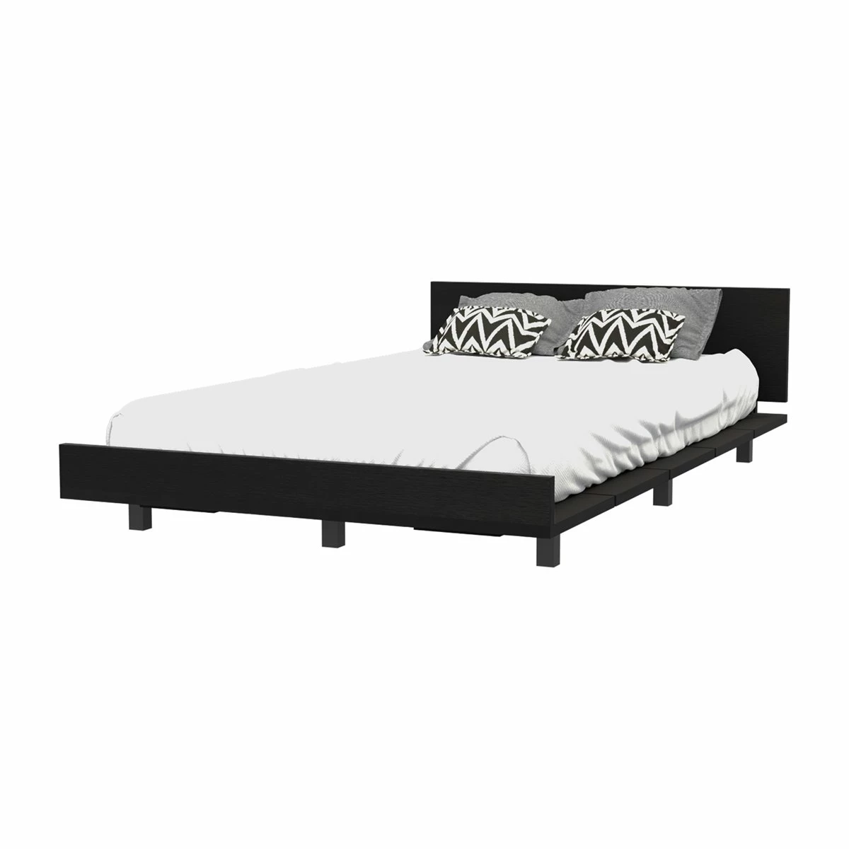 Base Cama Sencilla Kaia, Con Marco 51.6CM A X 212.5CM P X 120CM L Wengue