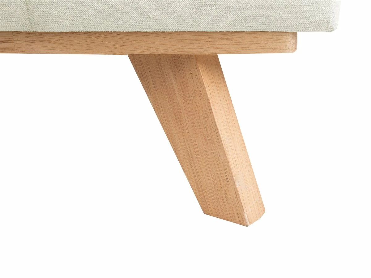 Cama Con Somier De Chenilla Beige Claro/madera Clara 160 X 200 Cm TALENCE - Imagen 11