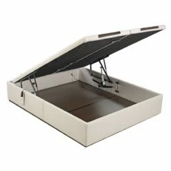 Abatible Textil ANAIS EPEDA Eléctrico De Alta Capacidad Y Tapa Doble BLANCO 200X200