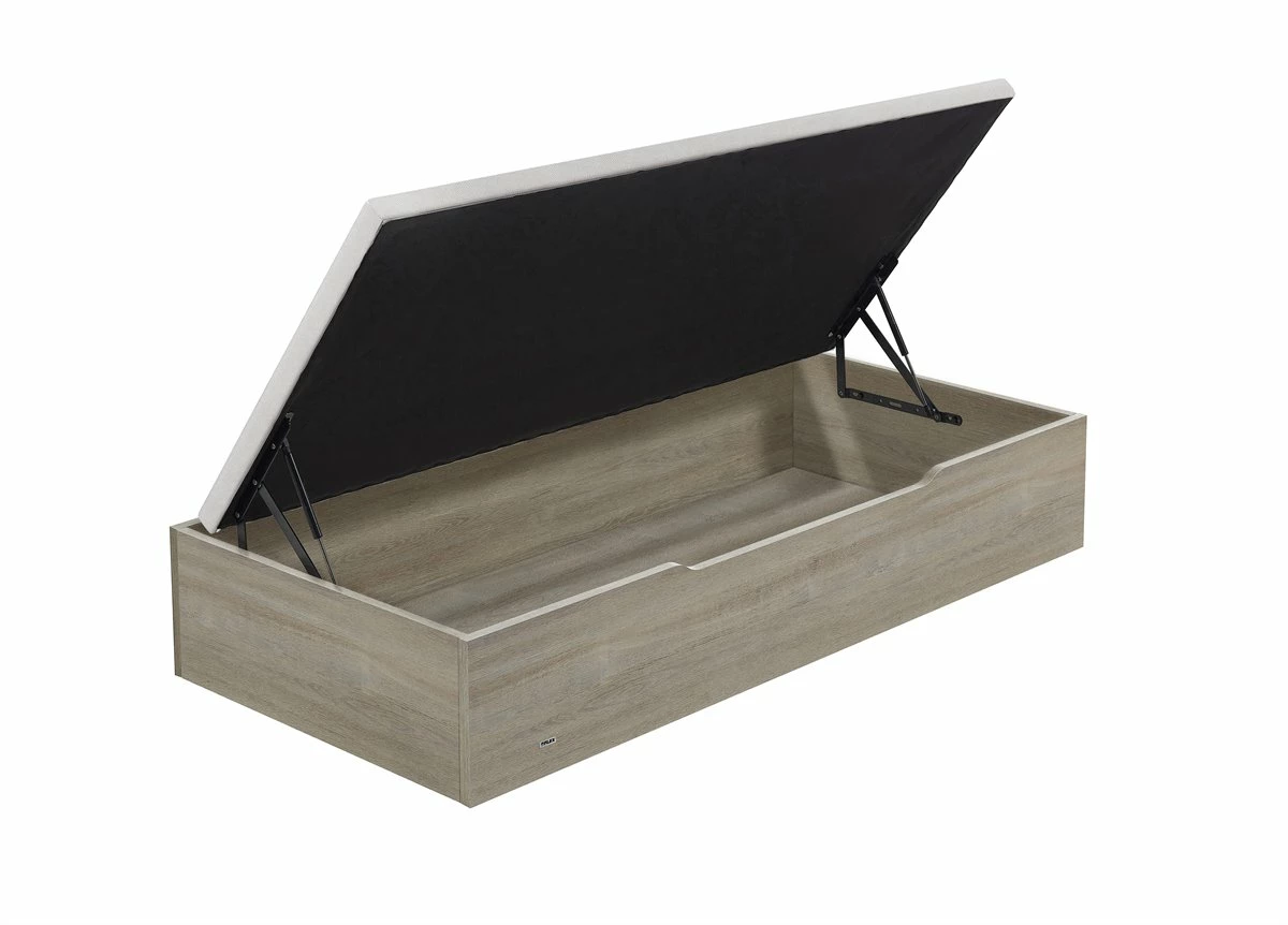 Canapé Madera Gris FLEX Con APERTURA LATERAL 90x190 - Imagen 4