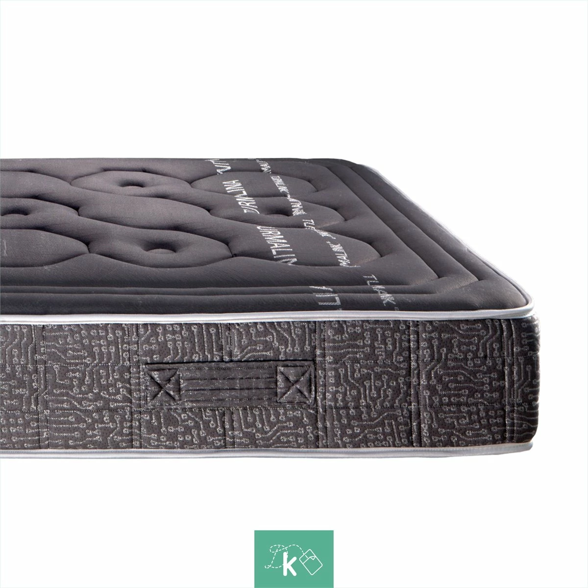 Colchón 80 X 180 Cm Viscoelástico Tejido Turmalina Propiedades Terapéuticas Altura +/- 28 Cm - Imagen 4