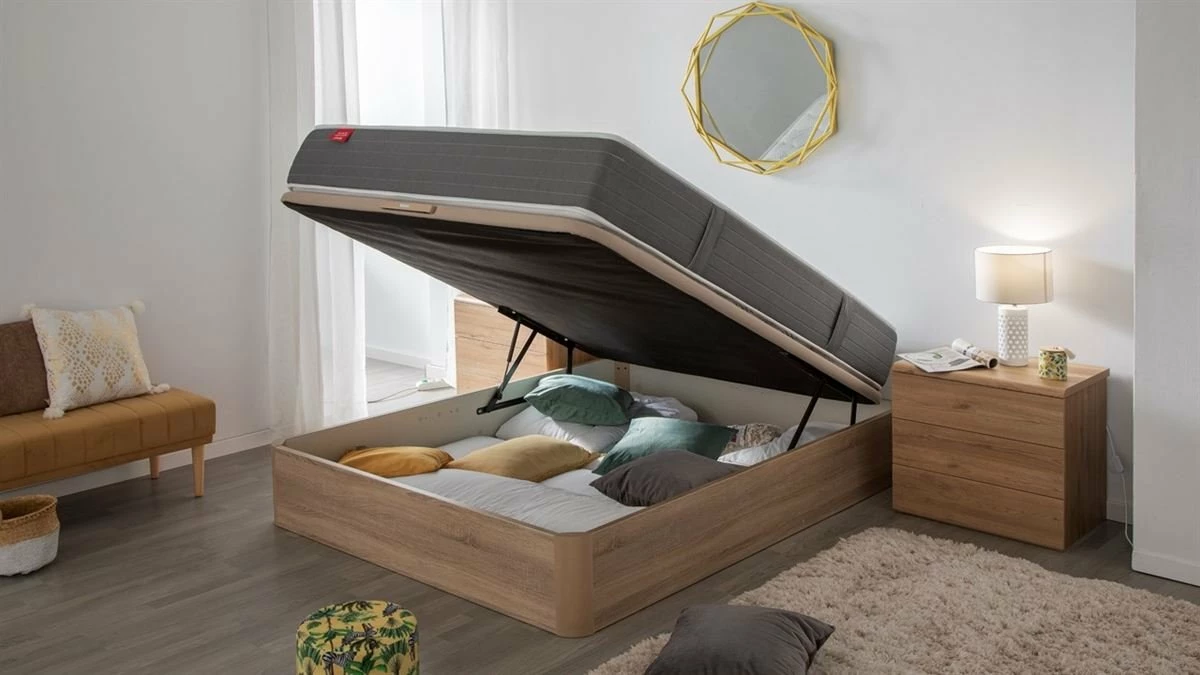 Colchón DREAMLIGHT 8K PIKOLIN De Muelles De Hilo Continuo Normablock 90x190 + Canapé Gratis Pikolin Color Cerezo - Imagen 5