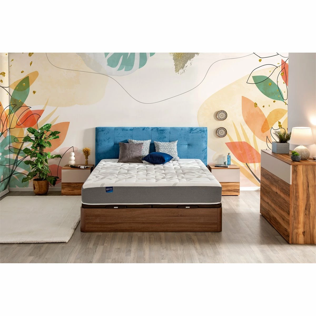 Colch贸n CLARK BULTEX De Material Celular Bultex Firmeza Y Memoryfoam 80X182 - Imagen 2